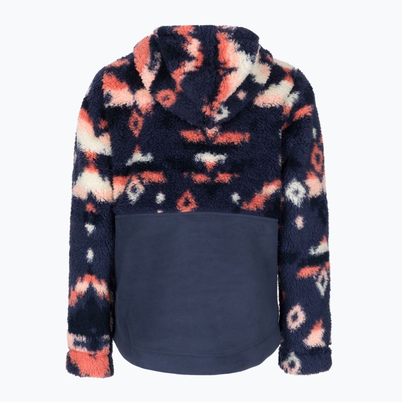 Columbia donna Winter Pass Sherpa Felpa da trekking con cappuccio stampa rocky mt/nocturnal 9