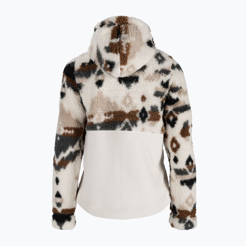 Columbia donna Winter Pass Sherpa felpa trekking con cappuccio stampa mt roccioso/gesso 7