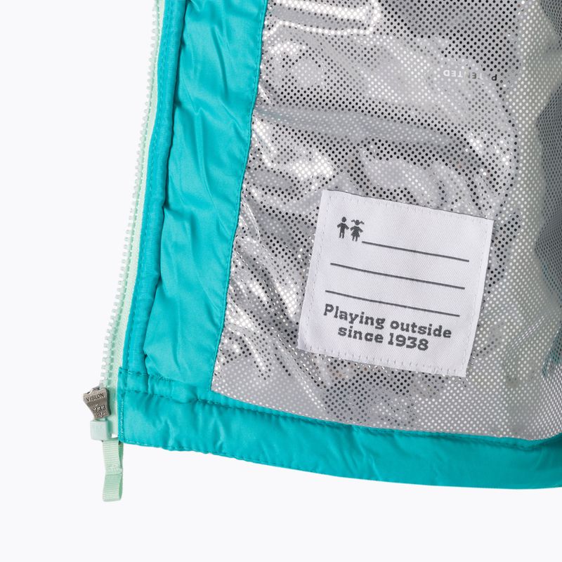 Columbia Powder Lite Piumino con cappuccio per bambini geyser 5
