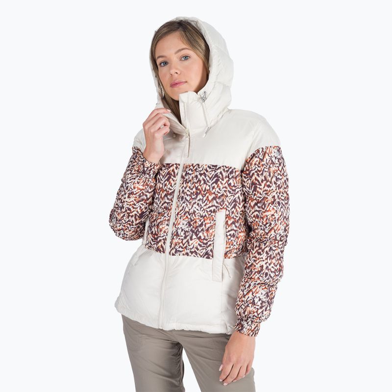 Piumino Columbia donna Pike Lake II Insulated stampa terreno gesso/rame caldo 5