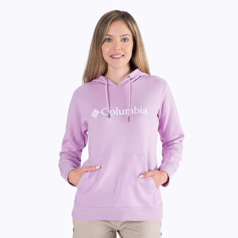 Felpa con cappuccio Columbia Logo Donna aura trekking