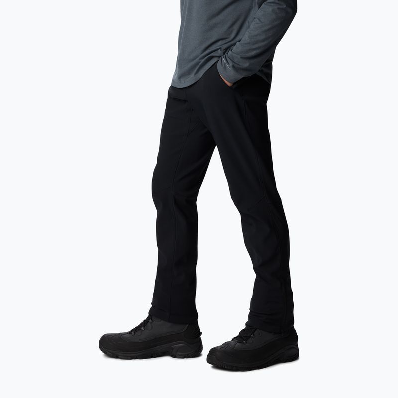 Pantaloni softshell Columbia Passo Alto III Heat neri da uomo 3