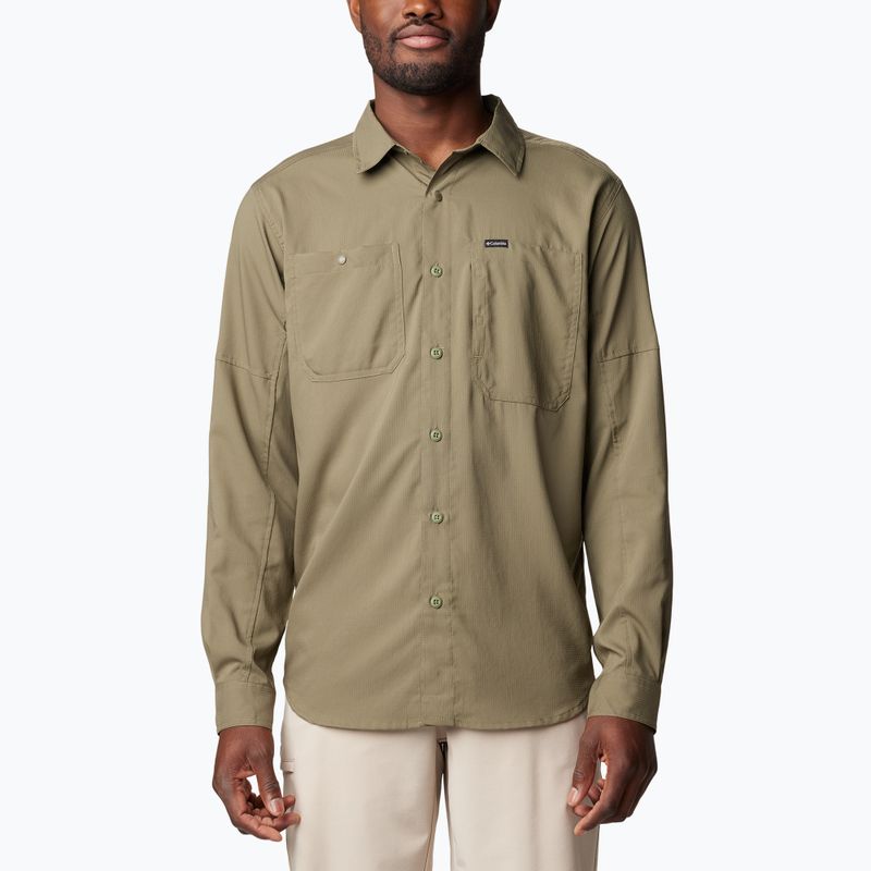 Camicia Columbia Silver Ridge Utility Lite verde pietra da uomo