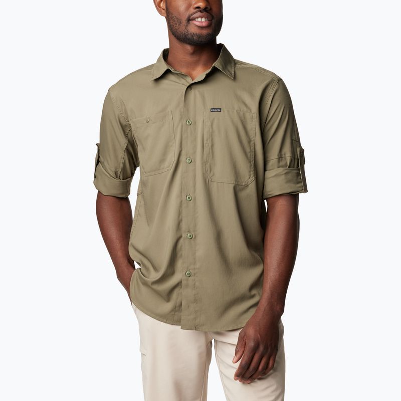 Camicia Columbia Silver Ridge Utility Lite verde pietra da uomo 4