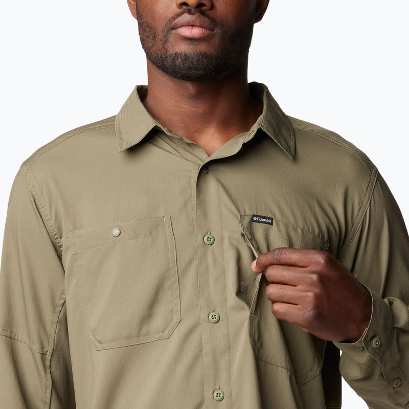 Camicia Columbia Silver Ridge Utility Lite verde pietra da uomo 5