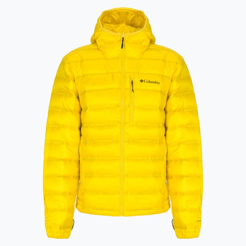 Piumino Columbia Pebble Peak Uomo con cappuccio laser lemon 10