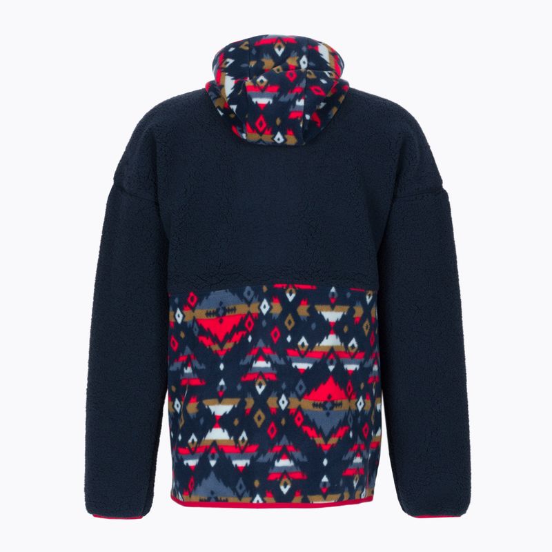 Felpa Columbia Backbowl Sherpa in pile coll navy/coll navy stampa rocky mtn da uomo 8
