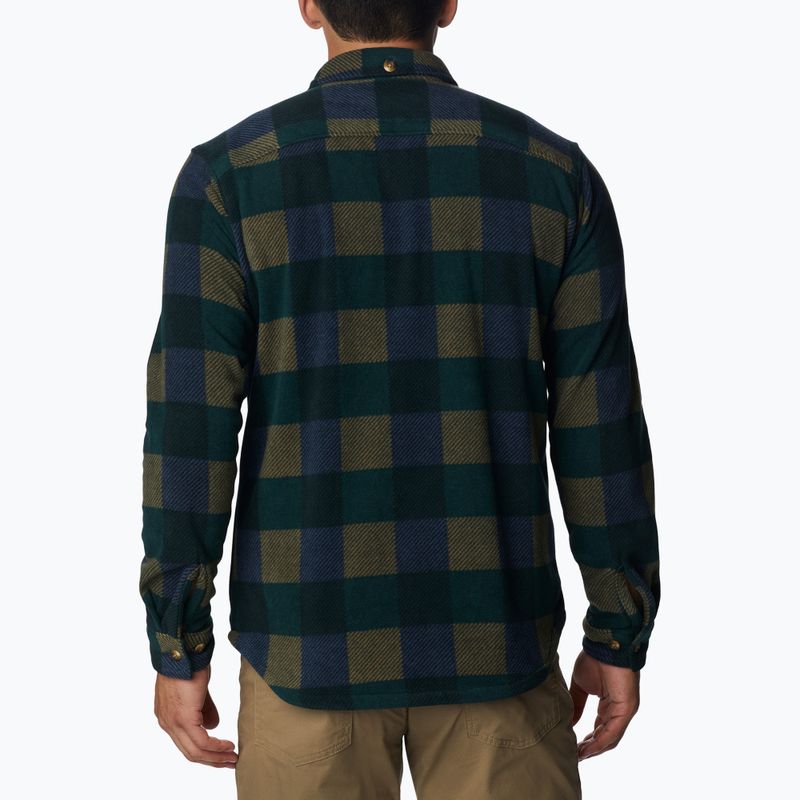 Columbia uomo Flare Gun Fleece, camicia a quadri multi abete rosso 3