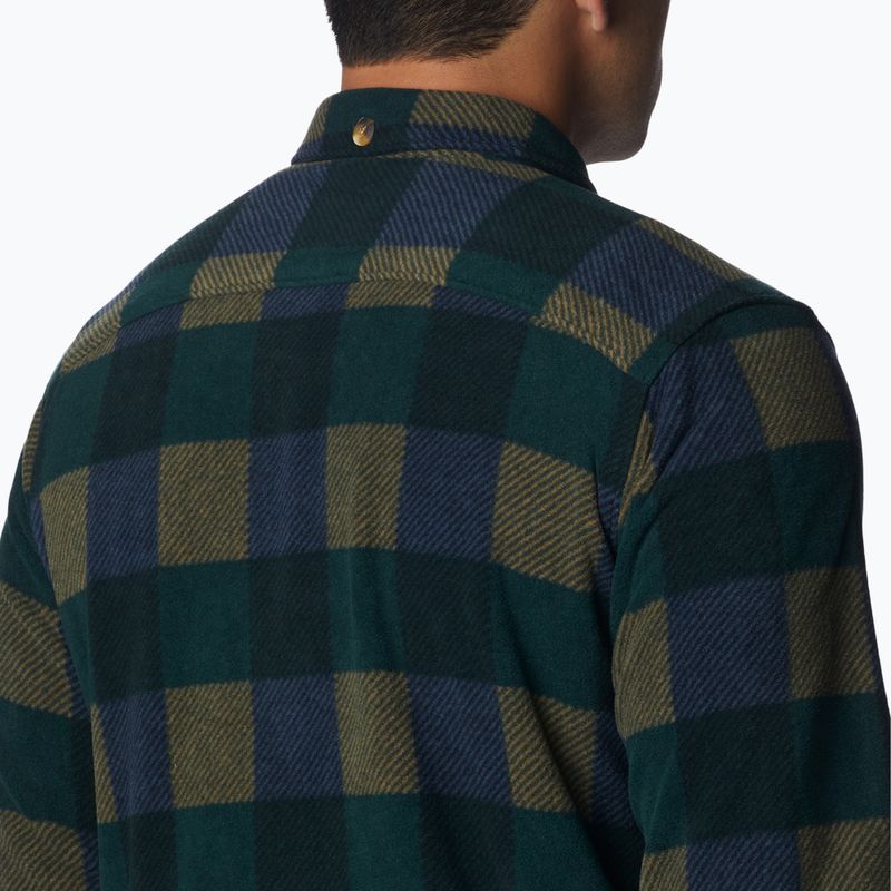 Columbia uomo Flare Gun Fleece, camicia a quadri multi abete rosso 6