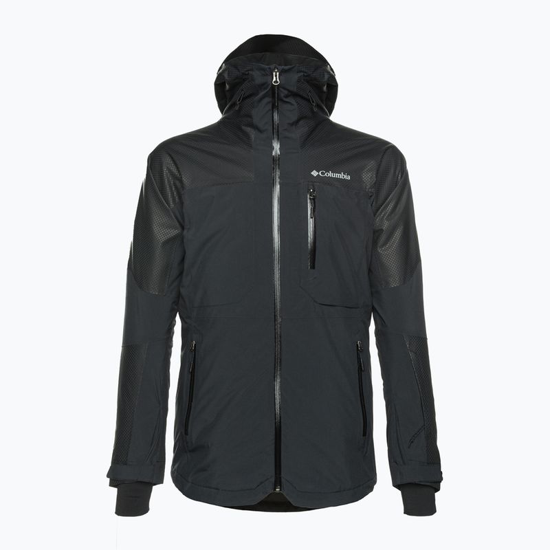 Giacca da sci Columbia Snow Slab Black Dot nera da uomo