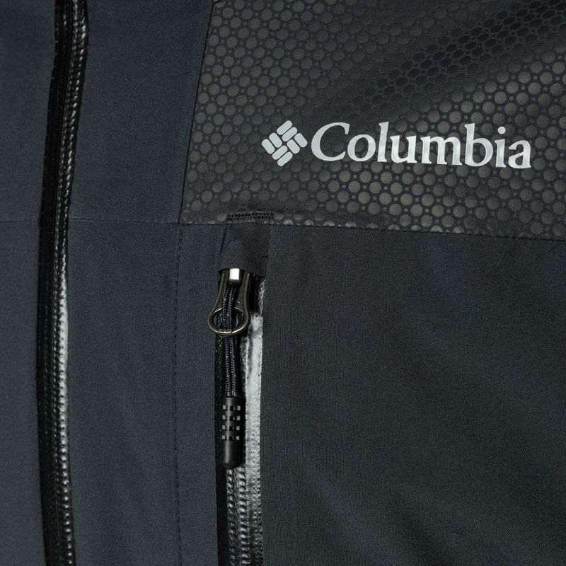 Giacca da sci Columbia Snow Slab Black Dot nera da uomo 3