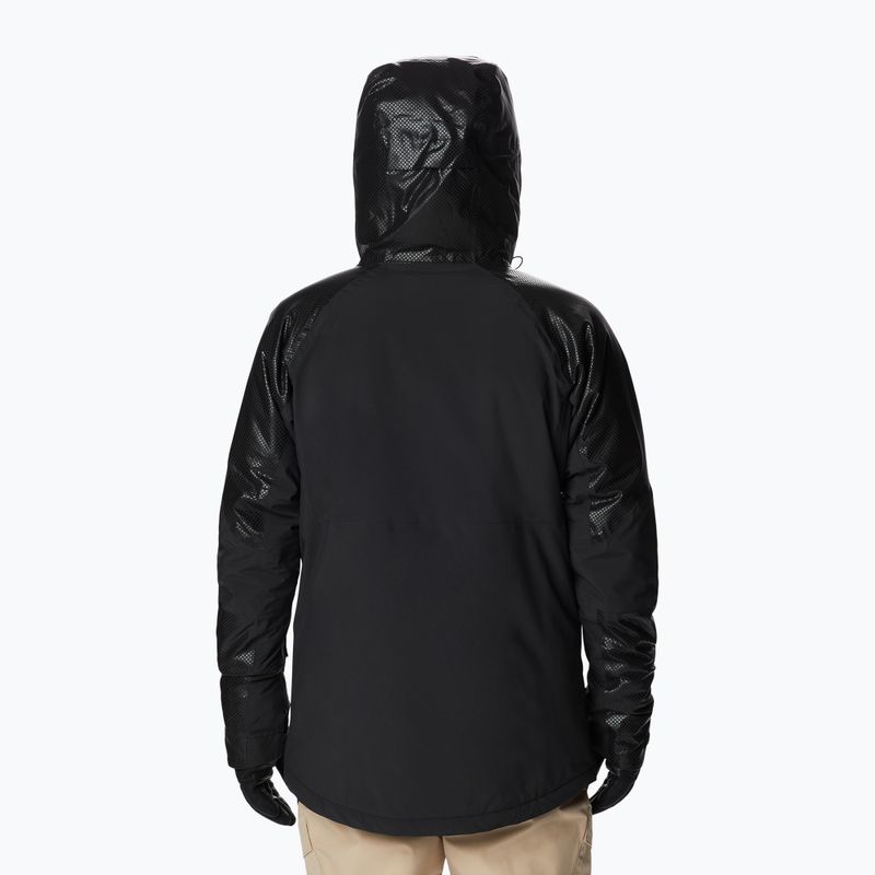 Giacca da sci Columbia Snow Slab Black Dot nera da uomo 7