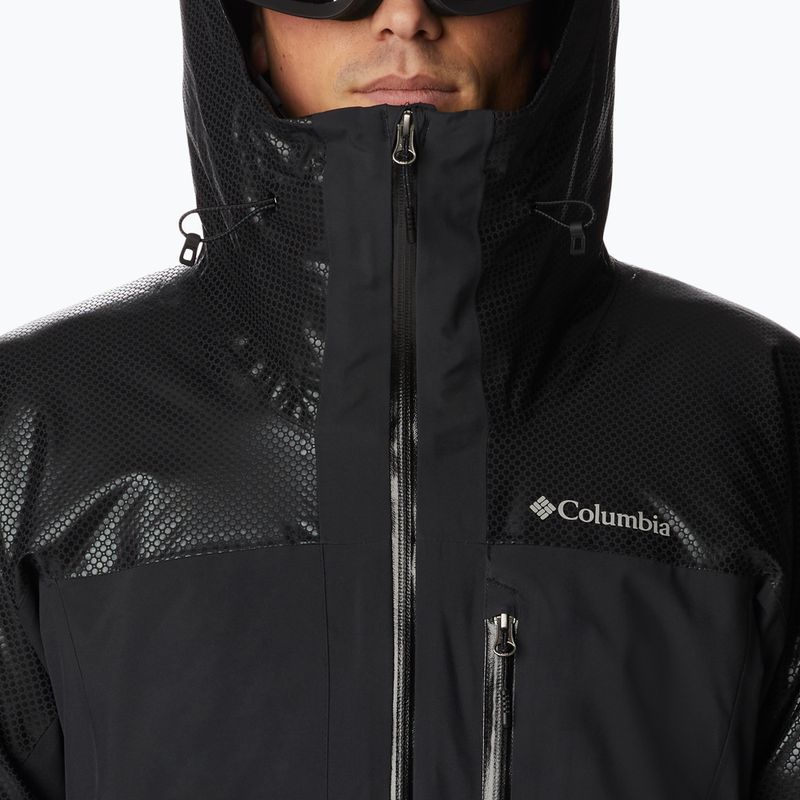 Giacca da sci Columbia Snow Slab Black Dot nera da uomo 9