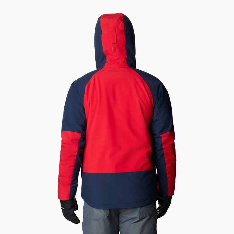 Giacca da sci Columbia Centerport II uomo mountain red/collegiate navy 3