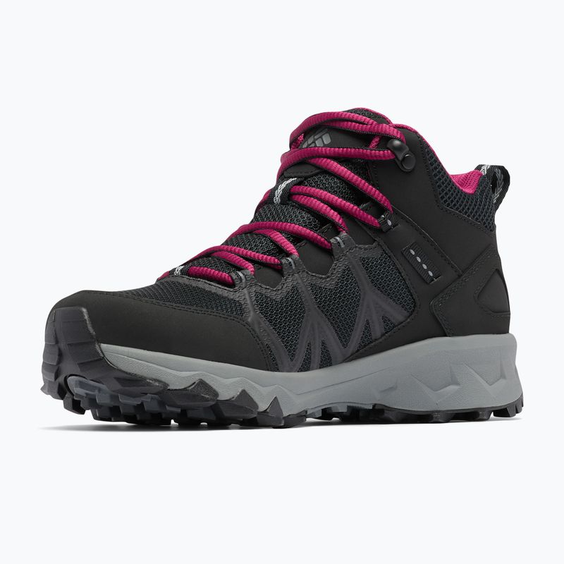 Stivali da trekking da donna Columbia Peakfreak II Mid Outdry nero/grigio acciaio 16