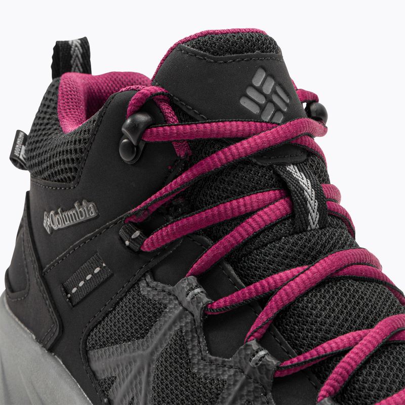 Stivali da trekking da donna Columbia Peakfreak II Mid Outdry nero/grigio acciaio 8