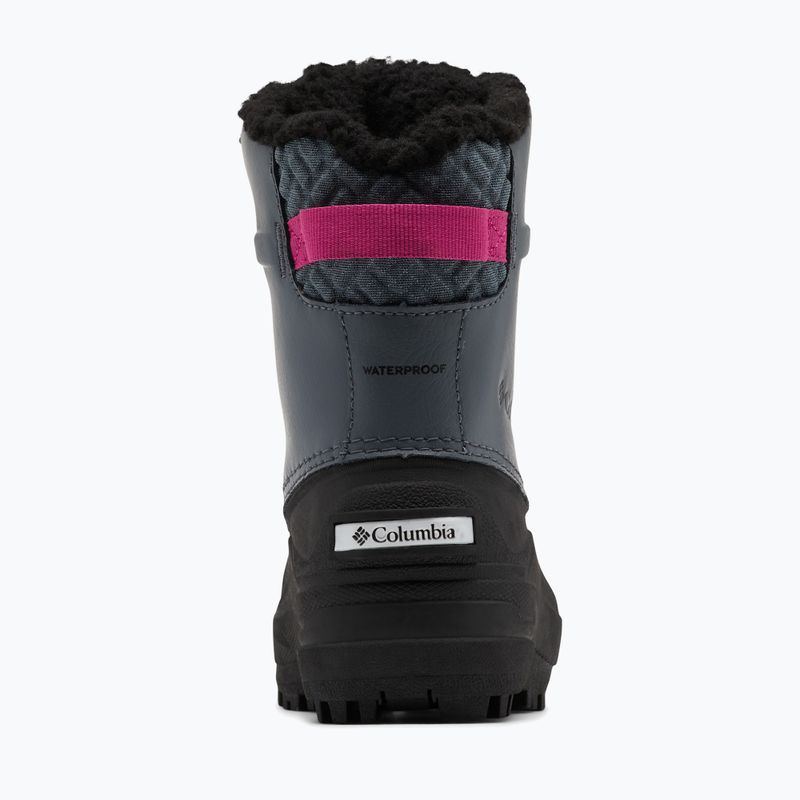 Columbia Bugaboot Celsius Stivali da neve per bambini grafite/fucsia selvatico 14