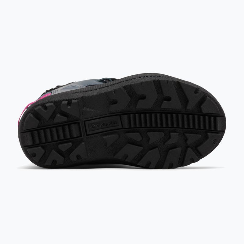 Columbia Bugaboot Celsius Stivali da neve per bambini grafite/fucsia selvatico 17