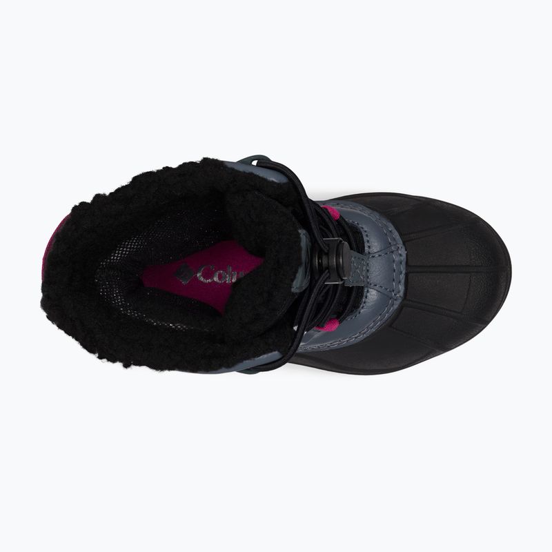 Columbia Bugaboot Celsius Stivali da neve per bambini grafite/fucsia selvatico 18