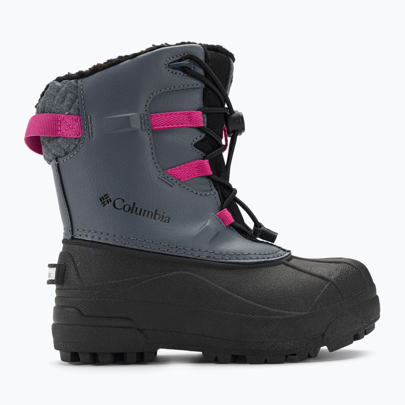 Columbia Bugaboot Celsius Stivali da neve per bambini grafite/fucsia selvatico 2