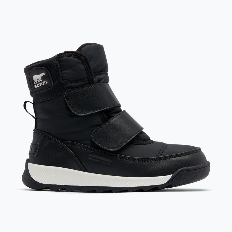 Sorel Whitney II Strap WP junior stivali da neve nero/sale marino 7