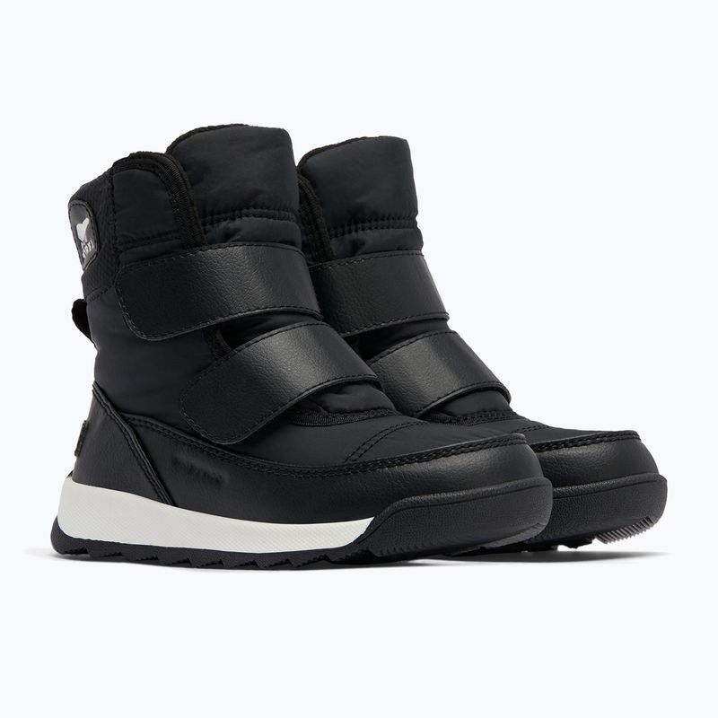 Sorel Whitney II Strap WP junior stivali da neve nero/sale marino 9