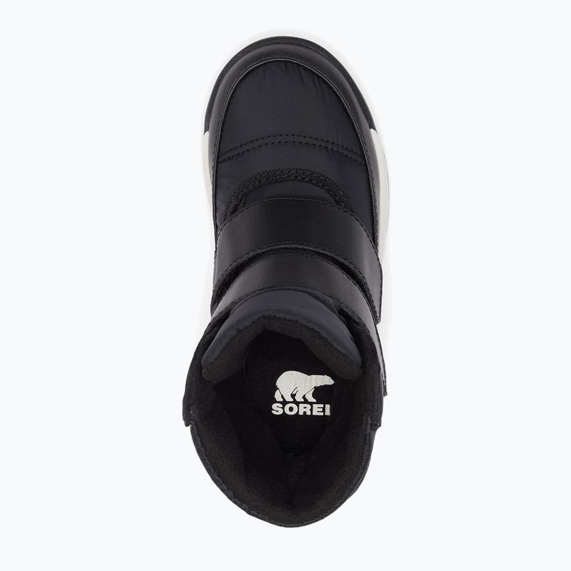 Sorel Whitney II Strap WP junior stivali da neve nero/sale marino 11