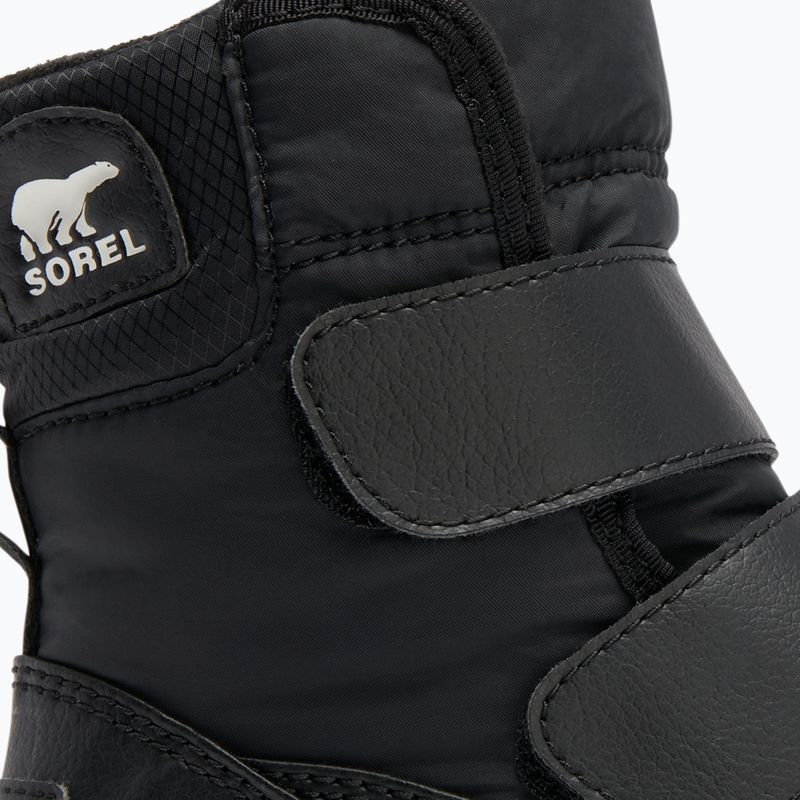 Sorel Whitney II Strap WP junior stivali da neve nero/sale marino 13