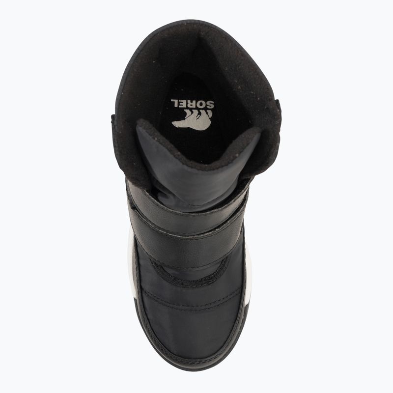 Sorel Whitney II Strap WP junior stivali da neve nero/sale marino 6