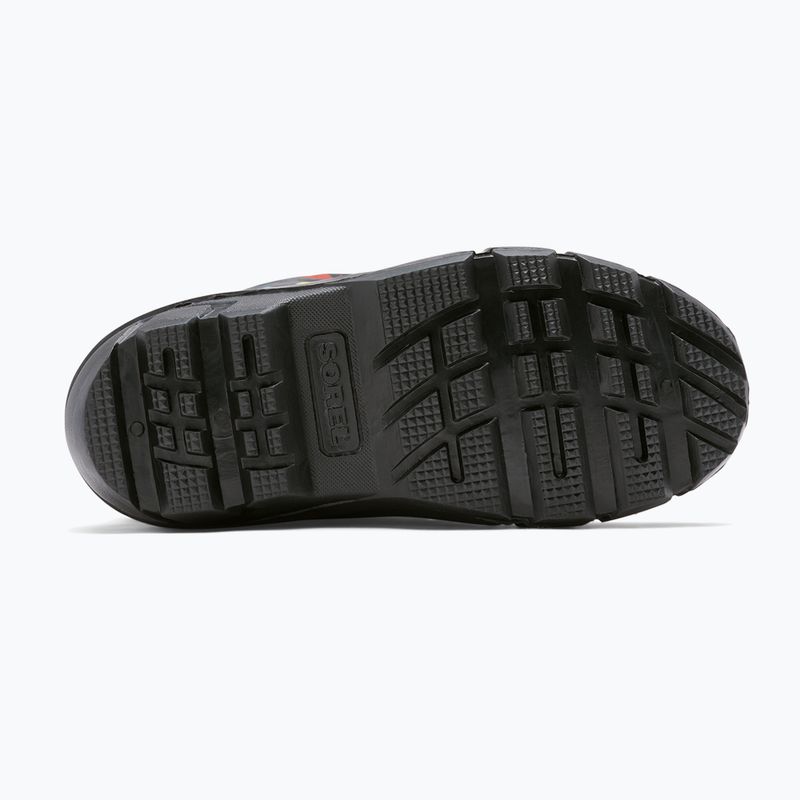 Sorel Flurry Print Boys nero/nero stivali da neve per bambini 5