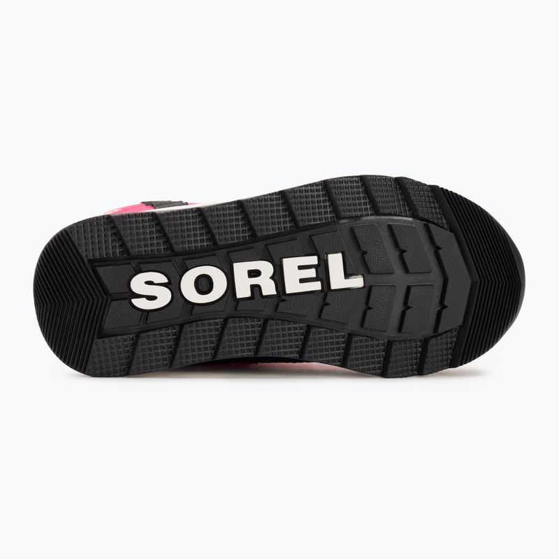 Sorel Outh Whitney II Puffy Mid stivali da neve per bambini rosa cactus/nero 5