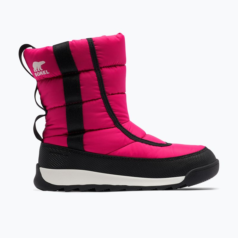 Sorel Outh Whitney II Puffy Mid stivali da neve per bambini rosa cactus/nero 8