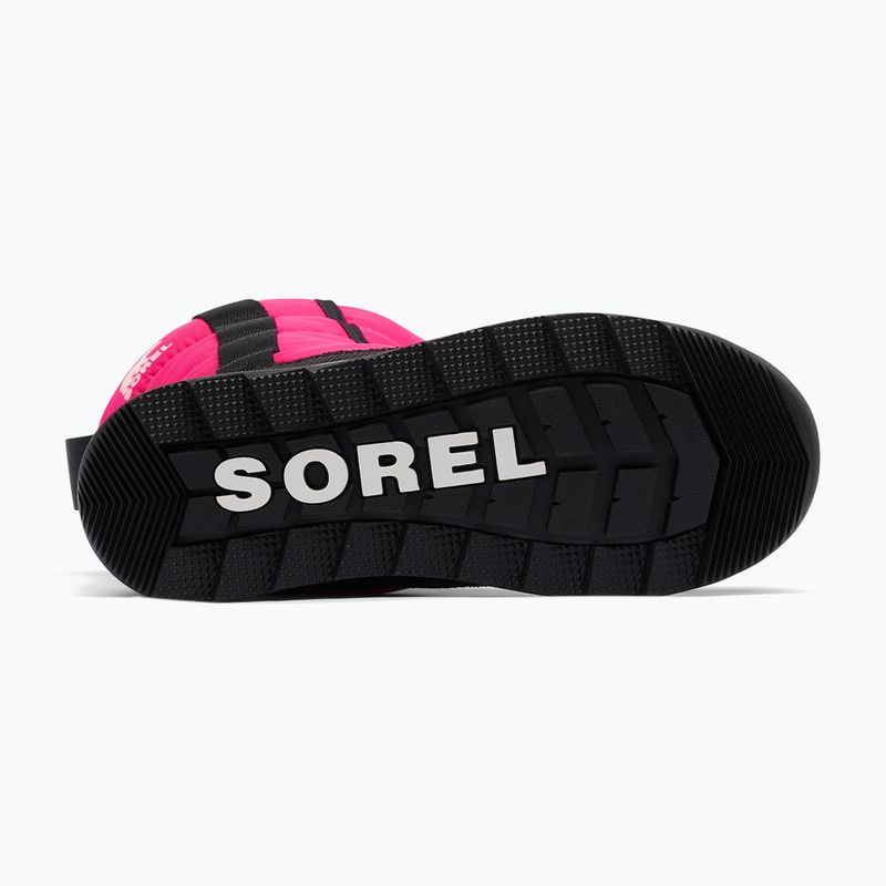 Sorel Outh Whitney II Puffy Mid stivali da neve per bambini rosa cactus/nero 13