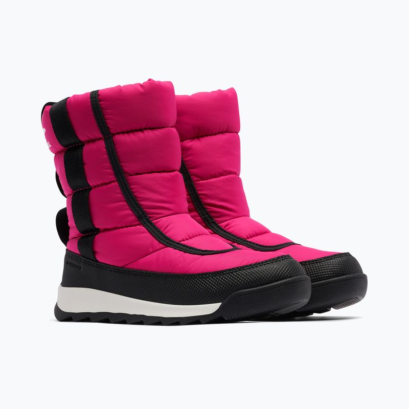 Sorel Outh Whitney II Puffy Mid junior stivali da neve rosa cactus/nero 9