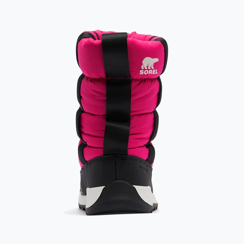 Sorel Outh Whitney II Puffy Mid junior stivali da neve rosa cactus/nero 10