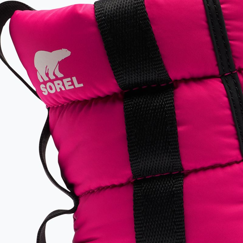Sorel Outh Whitney II Puffy Mid junior stivali da neve rosa cactus/nero 13