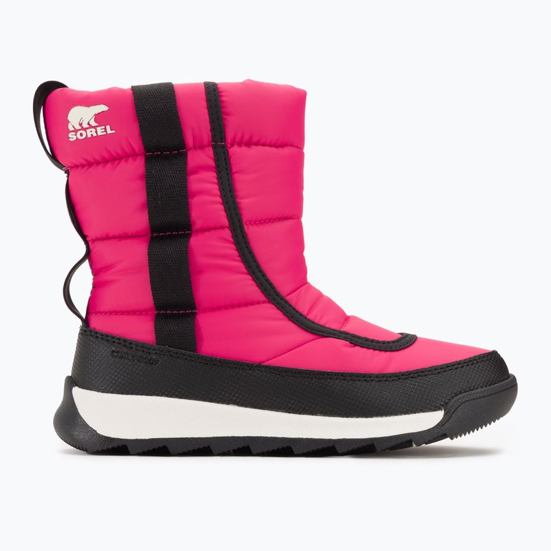 Sorel Outh Whitney II Puffy Mid junior stivali da neve rosa cactus/nero 2