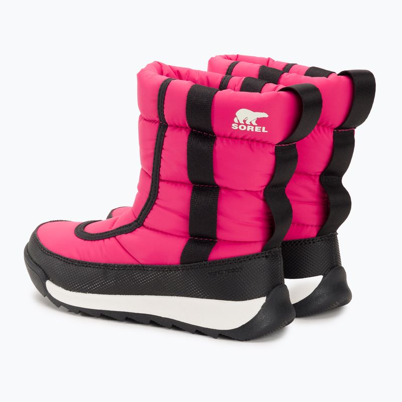 Sorel Outh Whitney II Puffy Mid junior stivali da neve rosa cactus/nero 3