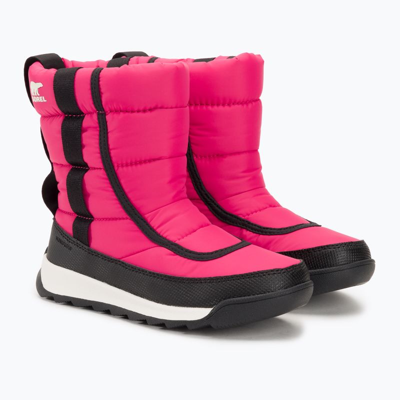 Sorel Outh Whitney II Puffy Mid junior stivali da neve rosa cactus/nero 4