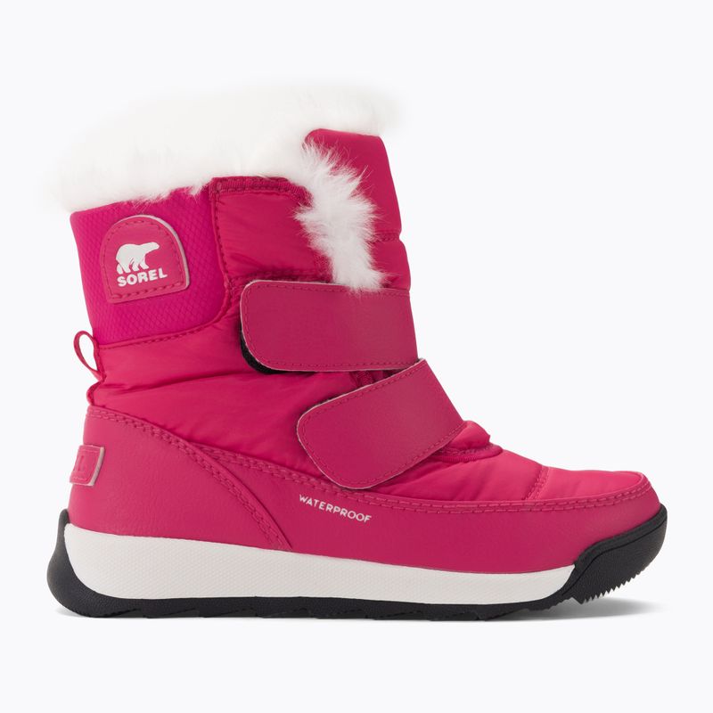 Sorel Whitney II Strap WP junior stivali da neve rosa cactus/nero 2