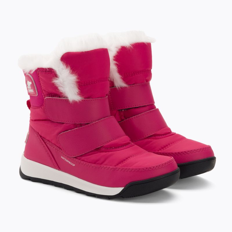 Sorel Whitney II Strap WP junior stivali da neve rosa cactus/nero 4