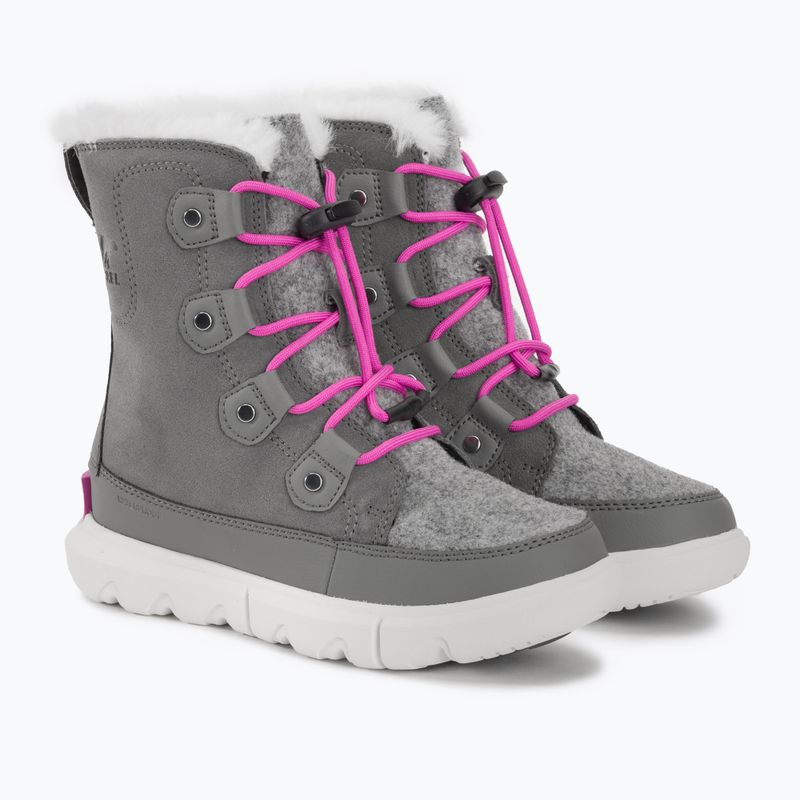 Sorel Sorel Explorer Lace cava/lavanda brillante stivali da neve junior 4