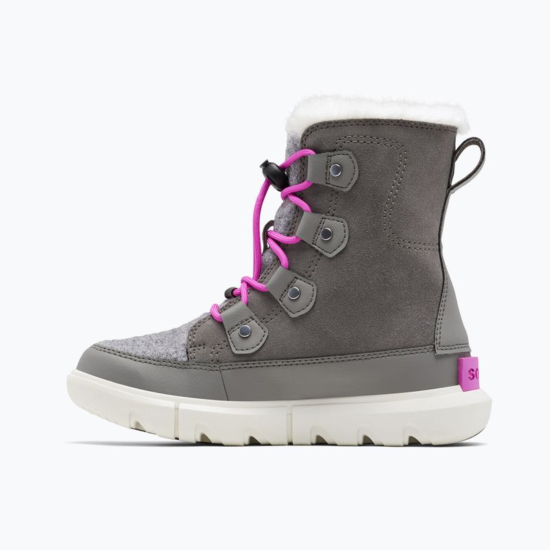 Sorel Sorel Explorer Lace cava/lavanda brillante stivali da neve junior 8