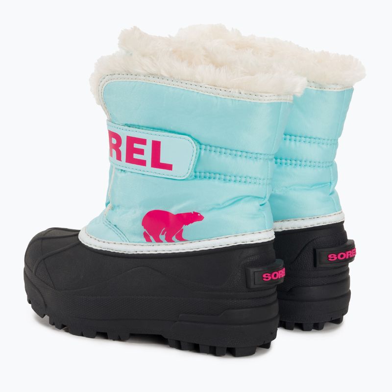 Sorel Snow Commander junior stivali da neve ocean surf/cactus rosa 3
