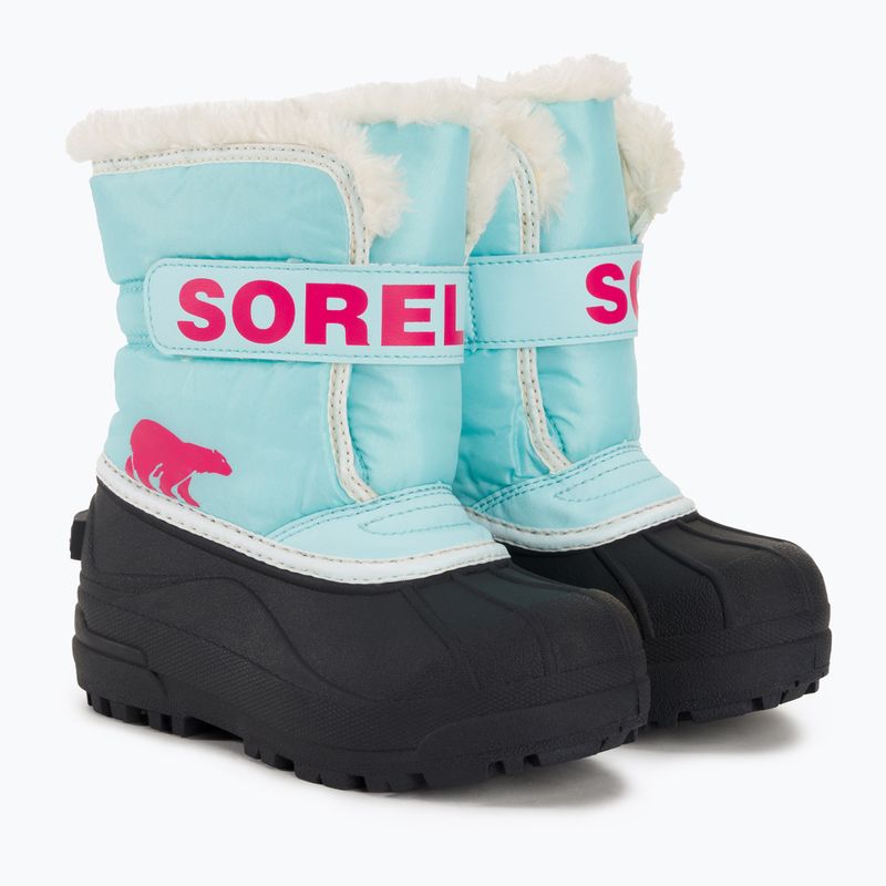 Sorel Snow Commander junior stivali da neve ocean surf/cactus rosa 4