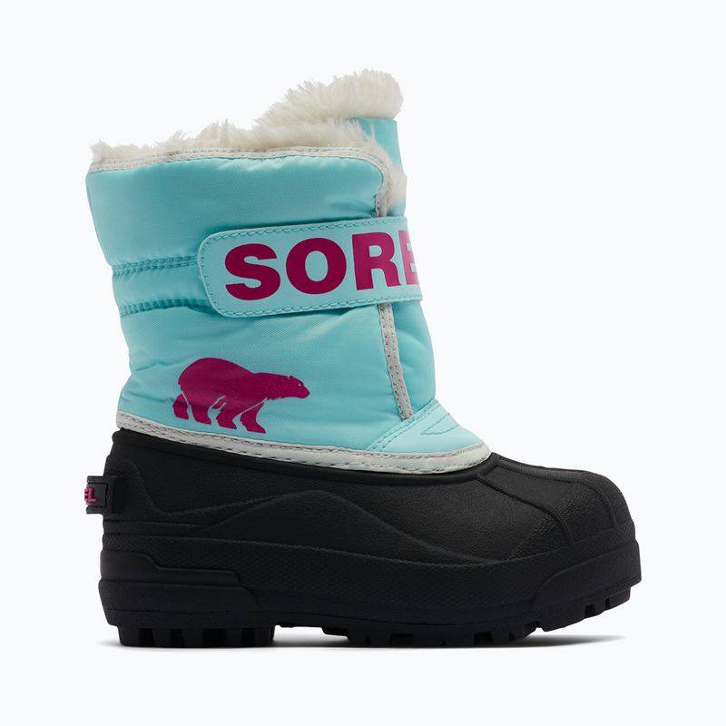 Sorel Snow Commander stivali da neve per bambini ocean surf/cactus rosa 8