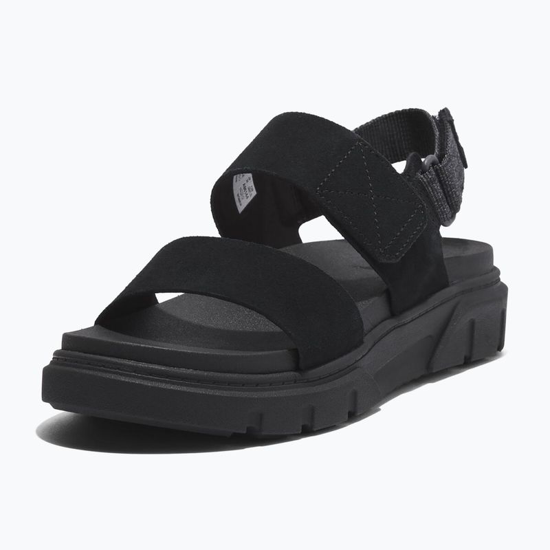 Sandali Timberland donna Greyfield 2 Strap in pelle scamosciata nera 8