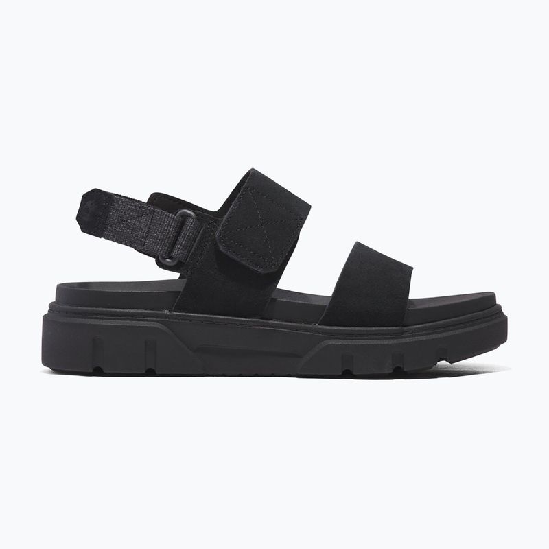 Sandali Timberland donna Greyfield 2 Strap in pelle scamosciata nera 9