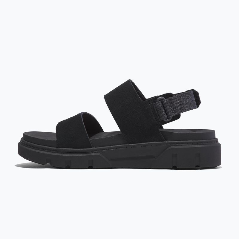 Sandali Timberland donna Greyfield 2 Strap in pelle scamosciata nera 10