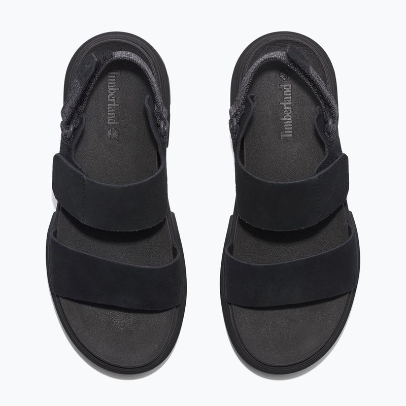 Sandali Timberland donna Greyfield 2 Strap in pelle scamosciata nera 12